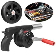 Esweny Outdoor Hand Crank Fan Air Blower Grill Picnic Camping Stove Accessories for Barbecue Fire Bellows Hand Crank Tool - Grill Parts America