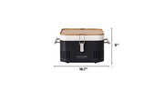 Everdure CUBE Portable Charcoal Grill, Tabletop BBQ, Graphite - Grill Parts America