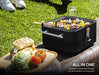 Everdure Cube Portable Charcoal Grill, Tabletop BBQ, Khaki - Grill Parts America