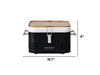 Everdure CUBE Portable Charcoal Grill, Tabletop BBQ,  Matte Black - Grill Parts America