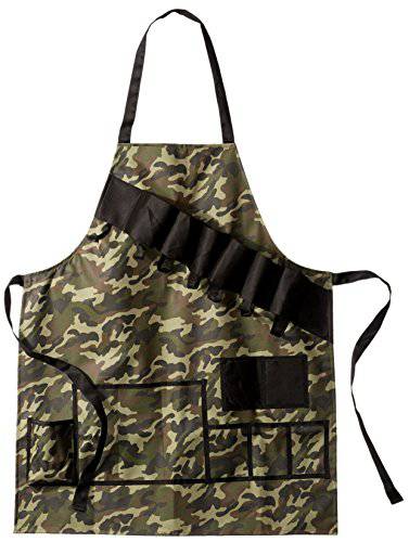 EZ Drinker Grill Master Grill Apron and Accessory Holds Beverages and Tools, Camouflage - Grill Parts America