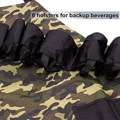EZ Drinker Grill Master Grill Apron and Accessory Holds Beverages and Tools, Camouflage - Grill Parts America