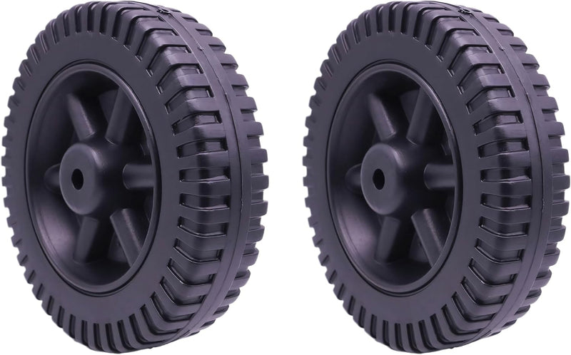 2Pack 6 Inch Grill Wheel BBQ Trolley Wheels Universal Wheels for Gas Grills
