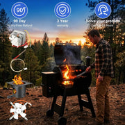 Auger Motor,Grill Induction Fan Kit, Fire Burn Pot and Hot Rod Ignitor,Traeger Parts Replacement Traeger Grill Parts for Pit Boss Grill Parts and Auger Motor Traeger Grill for BBQ Traeger Fan Kit