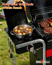 6-Pack Grill Tool Hooks for Charbroil 9466065W24 & 5667408R06