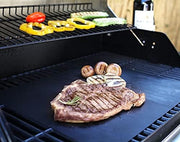 100% Non-Stick BBQ Grill Mat, 5 Pieces, Temperature Resistant -100F to +500F, Reusable and Dishwasher Safe