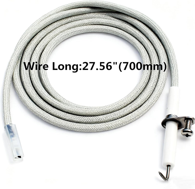 3 Pack Ceramic Igniter Electrode with Wire 27.56 in for Grill/Smoker