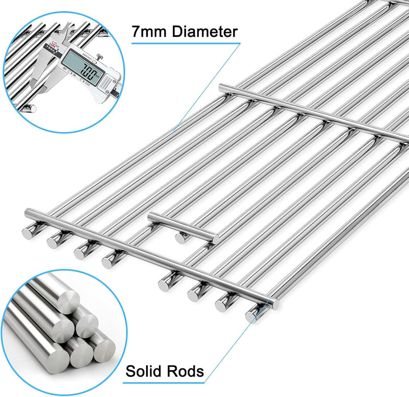 Grill Replacement Parts for Bull 47629 47628 26039 26038 87048 87049 BBQ Grill, 16517 Cooking Grate & 16521 16631 Flame Tamer 16670 16520 Heat Shield & 35717 16516 Grill Burner for Bull Grill