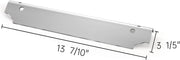 Stainless Steel Grill Heat Plate Shield Burner Cover Heat Tent Flame Tamer, BBQ Gas Grill Replacement Parts for Dyna-Glo 3 Burner Open Cart Propane DGC310CNP-D, DGC310BNP-D, 13 7/10 × 3 1/5”