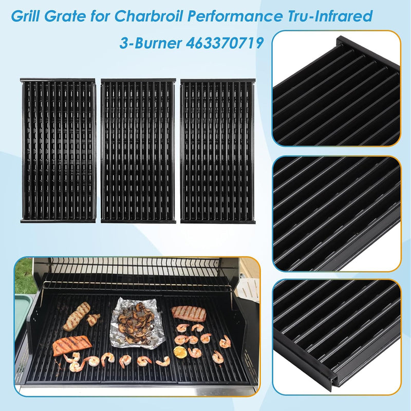 17" Grill Grate for Charbroil Performance Tru-Infrared 450 3-Burner