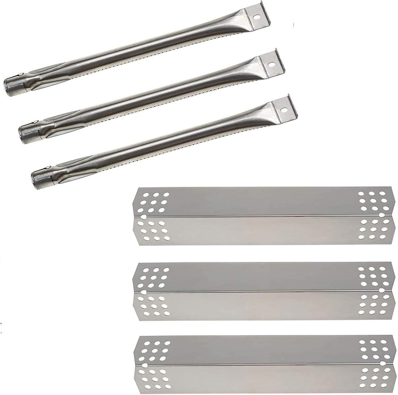 Grill Master Replacement Parts for 720-0737, 720-0769 Models - Heat Plate, Burner Shield & Flame Deflectors