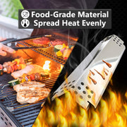 Replacement Parts for Nexgrill 4 Burner 720-0830H 720-0830D, Grill Heat Shield, Burners & Thermometer Kit for Nexgrill 720-0888 720-0882S 720-0894F, Members Mark 720-0830G Grill.