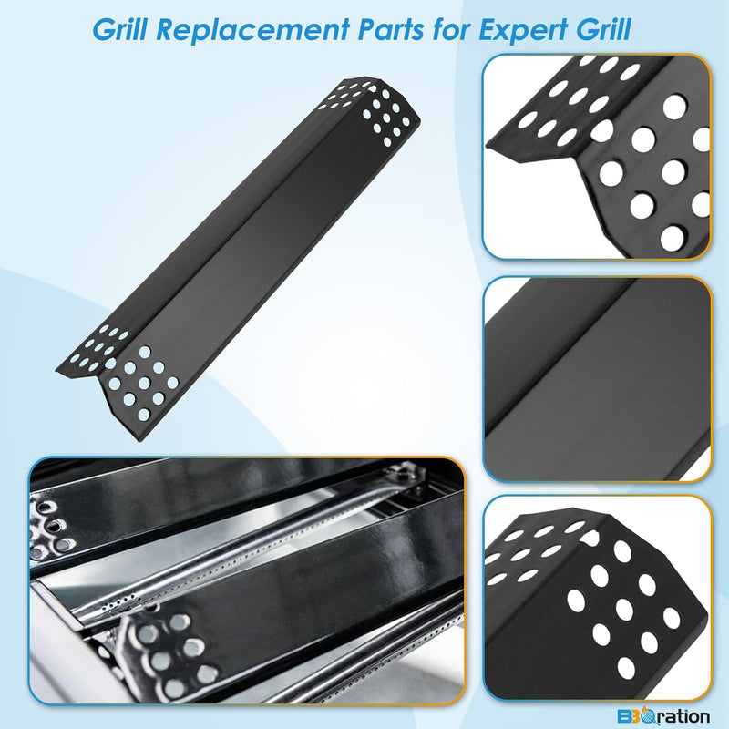 Replacement Parts Kit for Expert Grill 3 Burner 720-0988EC, Heat Shield and Burner Kit for Expert Grill Parts 720-0988EG, Expert Grill Replacement Parts 3 Burner XG1136207123009