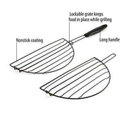 Farberware 5275068 Barbecue Quesadilla Grill Basket, Black - Grill Parts America