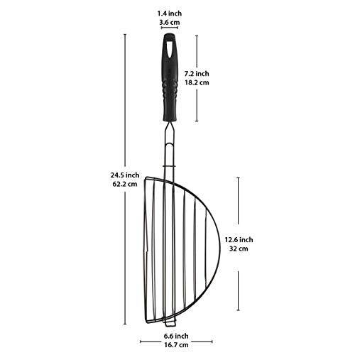 Farberware 5275068 Barbecue Quesadilla Grill Basket, Black - Grill Parts America