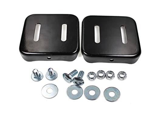 fascinatte 2 Pack 309016E701MA Height Adjuster Skid Shoes with Hardware for Murray Craftsman Sears Snowblower - Grill Parts America