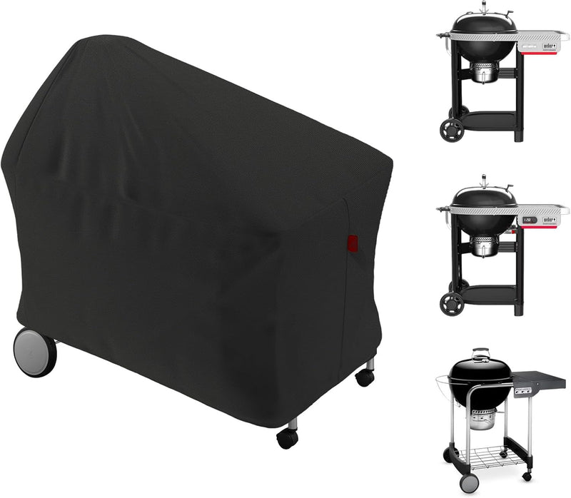 Grill Cover 7151 for Weber Performers with Folding Table, Come with Storage Bag (42in X 25in X 40in) - Grill Parts America
