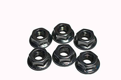 Flanged Bar Nuts 6 Pack Replaces Husqvarna - Grill Parts America