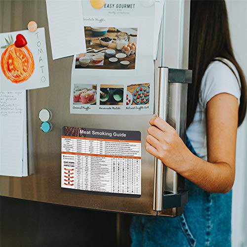 Foxany Meat Temperature Guide Magnet, Wood Best Internal Temp Chart Big  Fonts of All Food for Kitchen Cooking, Flavor Profiles & Strengths for  Smoker