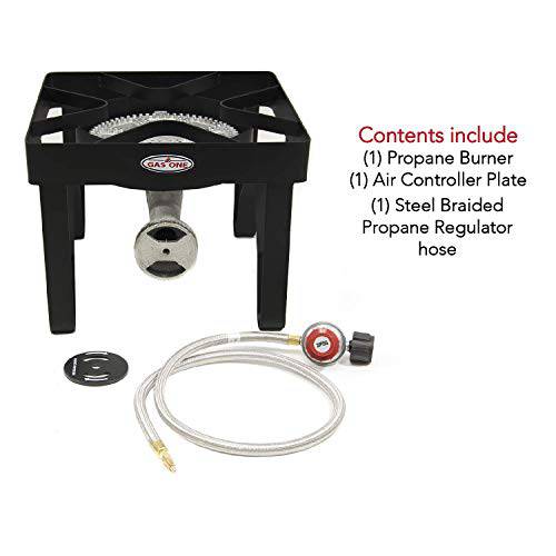 GAS One 200,000 BTU Single Burner Outdoor Stove Propane Cooker with