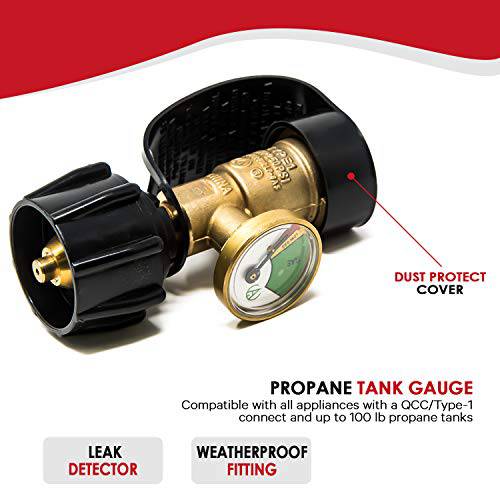 GasOne 50120 Propane Gauge for Propane Tanks - Grill Parts America