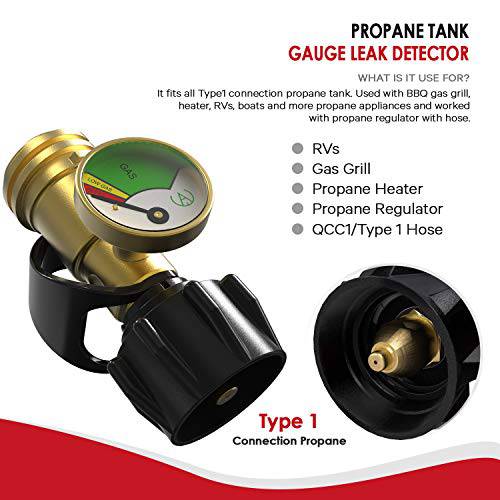 GasOne 50120 Propane Gauge for Propane Tanks - Grill Parts America