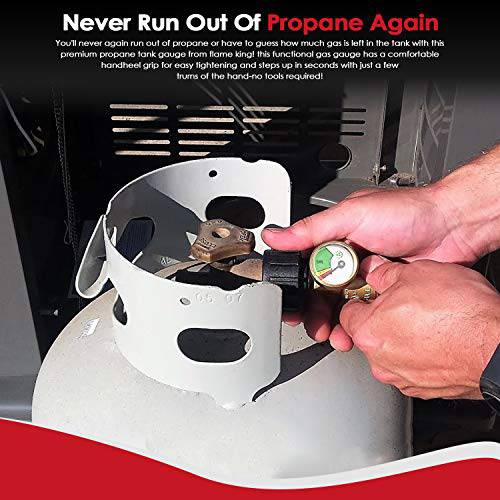 GasOne 50120 Propane Gauge for Propane Tanks - Grill Parts America