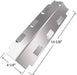 GASPRO 14 5/8 inch Thick Metal Heat Plate for Charbroil, Nexgrill 720-0830H, Kenmore and Other Grill, Upgraded Stainless Steel - Grill Parts America