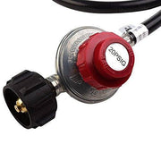 GASPRO 4FT 20 PSI Adjustable High Pressure Propane Regulator with Hose, LP Gas Grill Regulator Hose - Grill Parts America