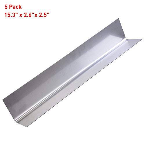 GasSaf L15.3 Flavorizer Bar Replacement Gas Grill Front Controls (L15.3 x W2.6X T2.5inch)(5-Pack) - Grill Parts America