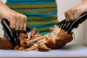 GK's 3 + 3 BBQ Man's Dream Set: Silicone BBQ Grill Gloves Plus Meat Shredder Claws Plus Silicone Basting Brush Plus 3 eBooks w/ Recipes - Grill Parts America