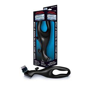 Grill Daddy Barbeque Grill Steam Brush with Stainless Steel Brushes, 15-Inch, Black - Grill Parts America