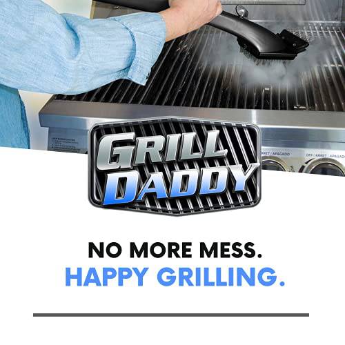 Grill Daddy Barbeque Grill Steam Brush with Stainless Steel Brushes, 15-Inch, Black - Grill Parts America