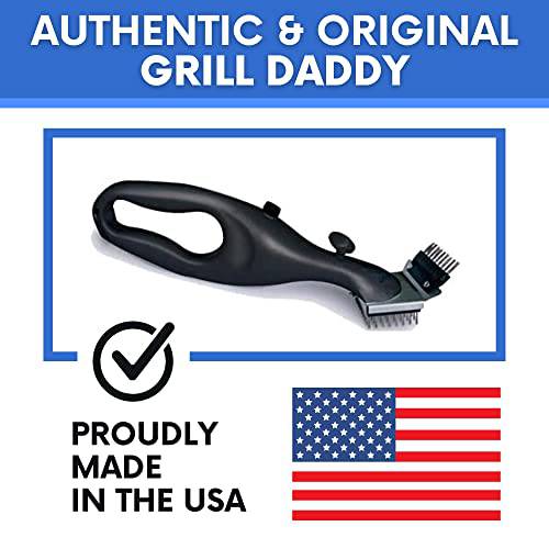 Grill Daddy Barbeque Grill Steam Brush with Stainless Steel Brushes, 15-Inch, Black - Grill Parts America