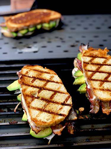 GrillGrate 2 Panel Set of 12 GrillGrates (Interlocking) + Grilling Tool 13" L x 10.5" W - Premium Replacement Grill Grate - Grill Parts America
