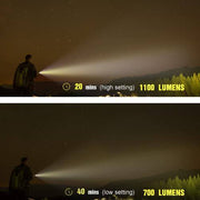 Brinkmann 800-2380-W Max Million III Waterproof ABS Plastic Construction Rechargeable Spotlight - Grill Parts America