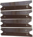 Set of Four Stainless Steel Heat Plates for Brinkmann 810-2410-S, 810-2411-F, 810-2411-S, 810-3885-F, 810-3885-S, 810-4238-0, 810-9490-0 - Grill Parts America