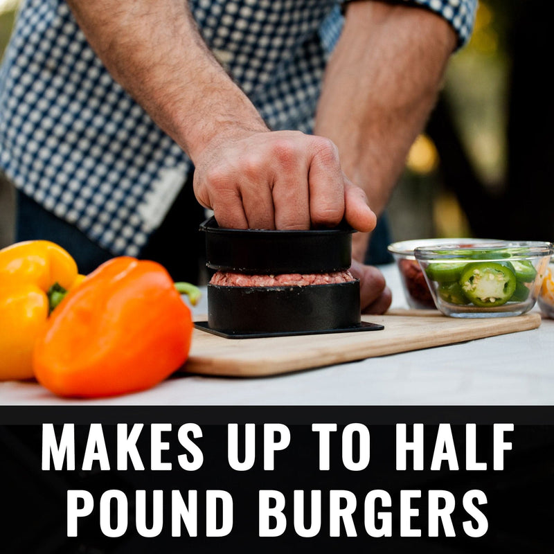 Grillaholics Stuffed Burger Press and Recipe eBook - Grill Parts America