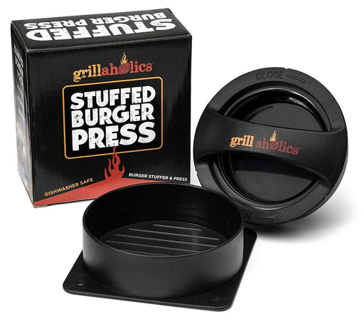 Grillaholics Stuffed Burger Press and Recipe eBook - Grill Parts America