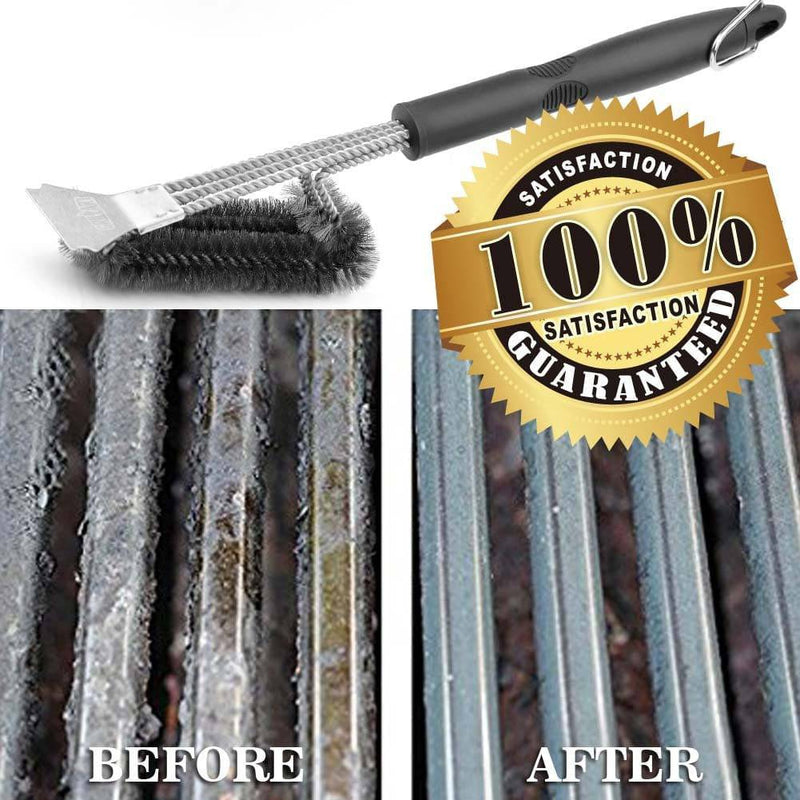 GRILLART Grill Brush and Scraper - Extra Strong BBQ Cleaner - Grill Parts America