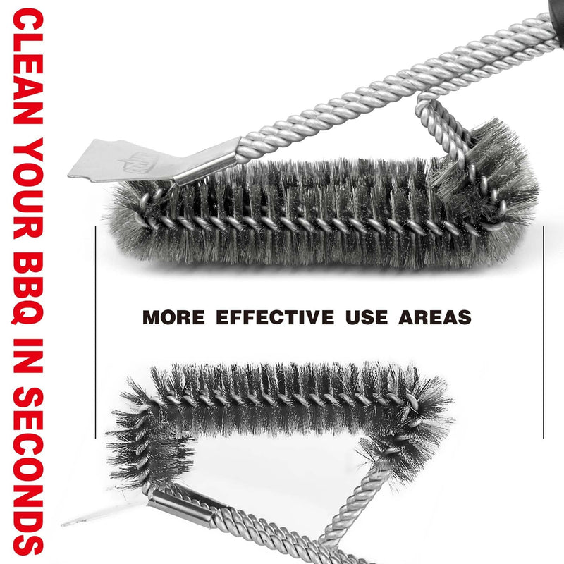 GRILLART Grill Brush and Scraper - Extra Strong BBQ Cleaner - Grill Parts America