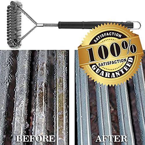 GRILLART Grill Brush Bristle Free & Wire Combined BBQ Brush - Grill Parts America