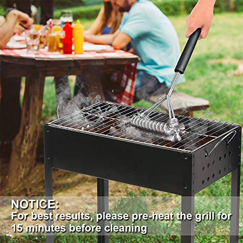 GRILLART Grill Brush Bristle Free & Wire Combined BBQ Brush - Grill Parts America