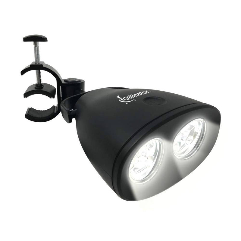 Grillinator Authentic Grilluminator BBQ Grill Light-Ultra Bright Handle Mount LE, Black - Grill Parts America