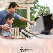 Grillinator Authentic Grilluminator BBQ Grill Light-Ultra Bright Handle Mount LE, Black - Grill Parts America