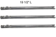 Grilling Corner 19 1/2" Stainless Steel Main Burner Tube 62752 (3-Pack) - Grill Parts America