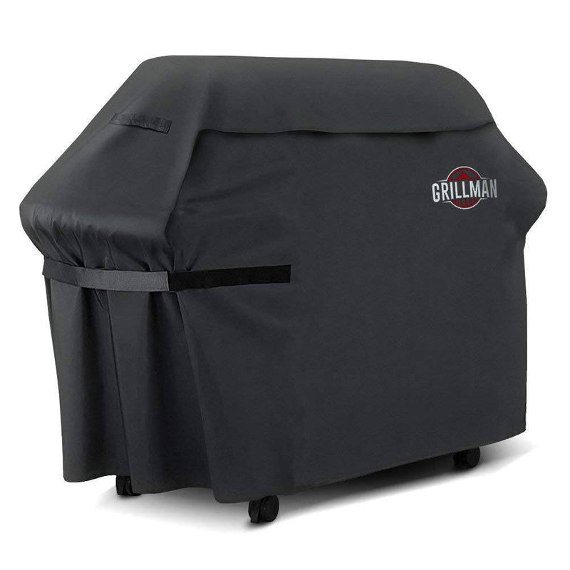 Grillman Premium (58 Inch) BBQ Grill Cover, Heavy-Duty Gas Grill Cover For Weber, Brinkmann, Char Broil etc. Rip-Proof , UV & Water-Resistant - Grill Parts America