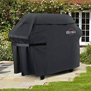 Grillman Premium (58 Inch) BBQ Grill Cover, Heavy-Duty Gas Grill Cover For Weber, Brinkmann, Char Broil etc. Rip-Proof , UV & Water-Resistant - Grill Parts America