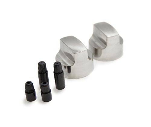 GrillPro 25960 Chrome Look Replacement Control Knobs Will Fit Large D Shaped Valve Stems - Grill Parts America