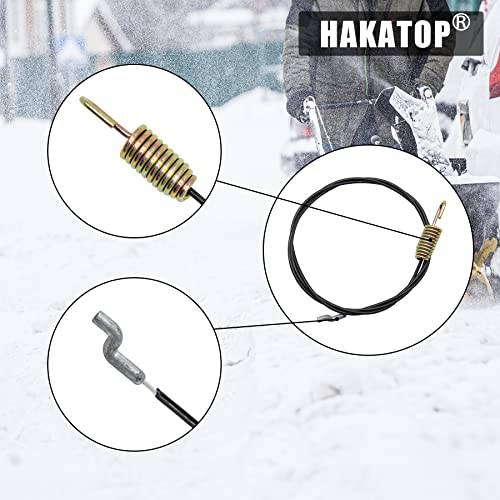 HAKATOP 946-04230b Snow Blower/Thrower Auger Drive Clutch Cable Fits MTD Cub Cadet 746-04230/746-04230A/946-04230/946-04230A - Grill Parts America